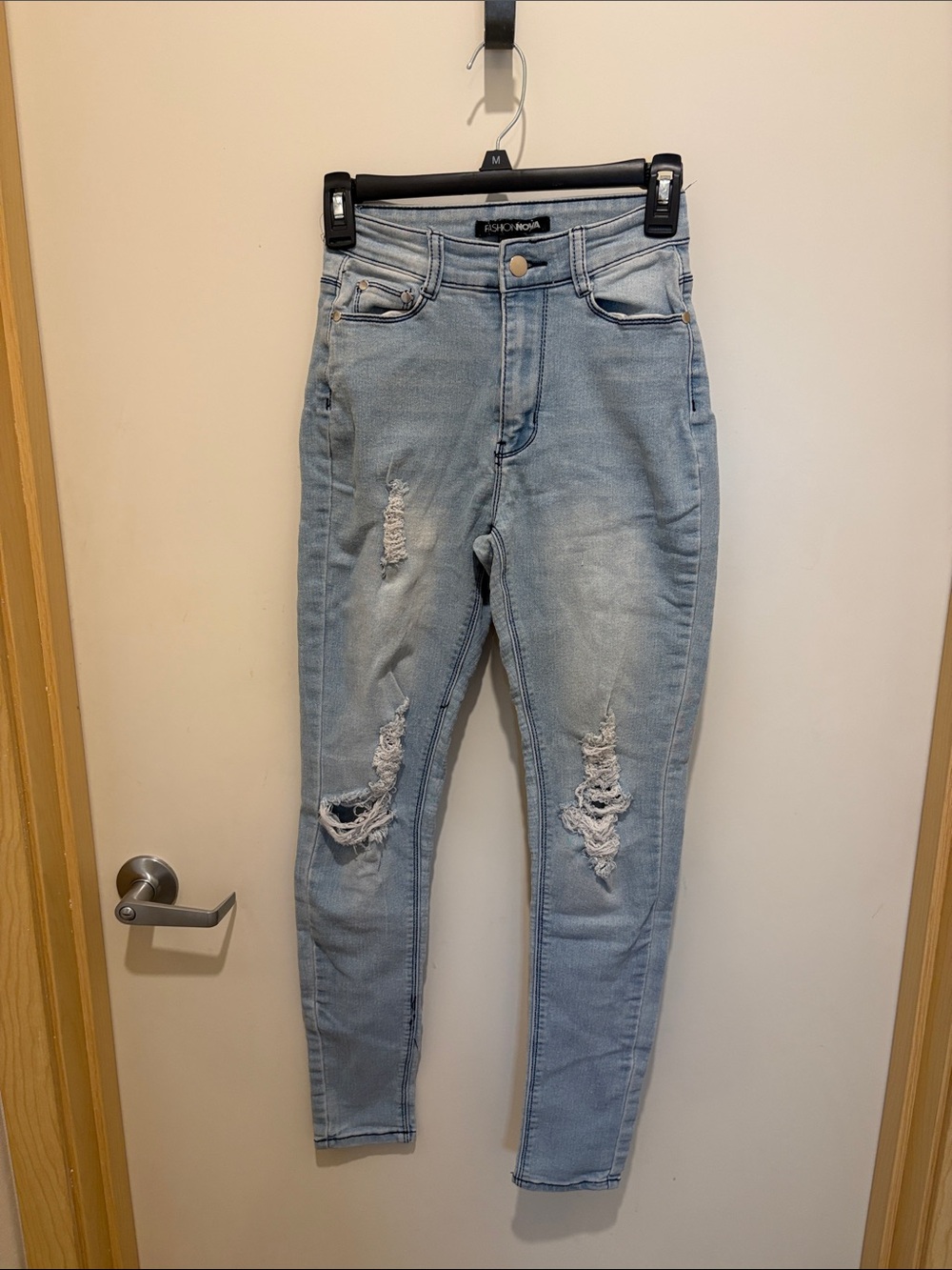 Fashion nova High-Rise Distressed Jeans
